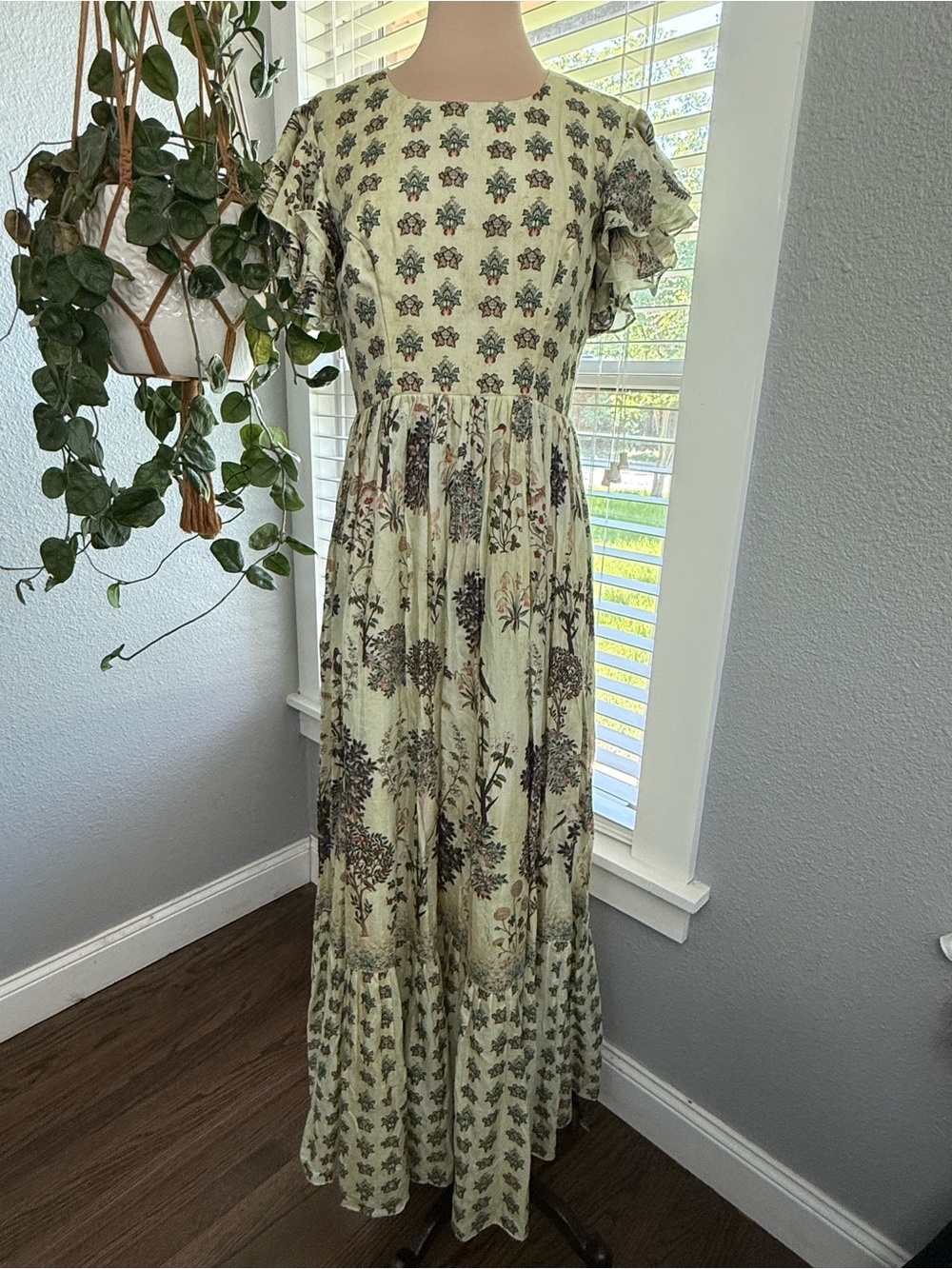 Kalyani Design Studio Cottagecore Maxi Dress Size Medium